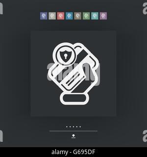 Credit card security Stock Vector