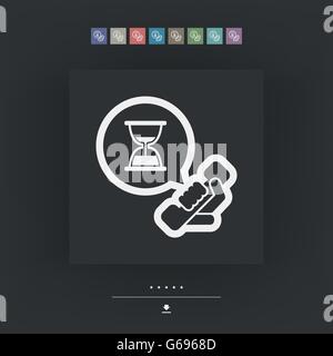 Phone wait Stock Vector