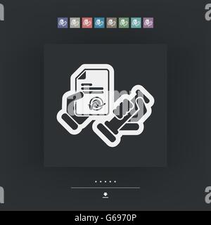Stamp icon Stock Vector