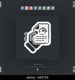 Document timing Stock Vector