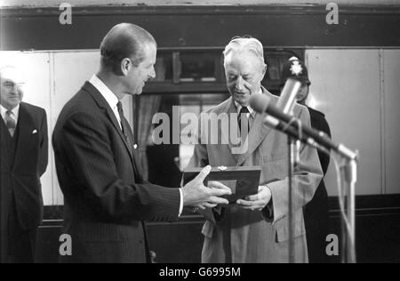 Royal Visit - Kensington Olympia Underground Station - London Stock Photo