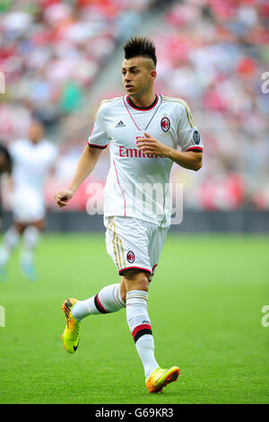 Soccer - 2013 Audi Cup - Semi-Final - Manchester City v AC Milan - Allianz Arena. Stephan El Shaarawy, AC Milan Stock Photo