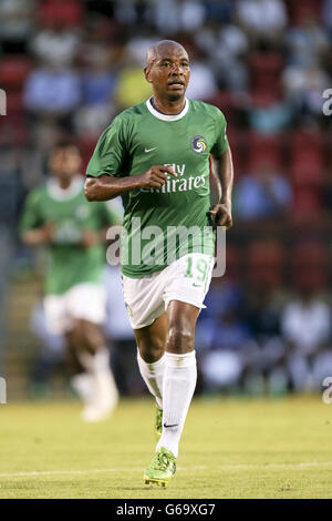 Soccer - Pre-Season Friendly - Leyton Orient v New York Cosmos - Matchroom Stadium. Marcos Senna, New York Cosmos Stock Photo