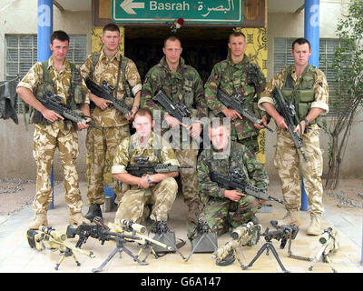 British Forces in Iraq Stock Photo