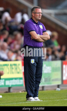 Soccer - Friendly - Crewe Alexandra v Aston Villa - The Alexandra Stadium Stock Photo