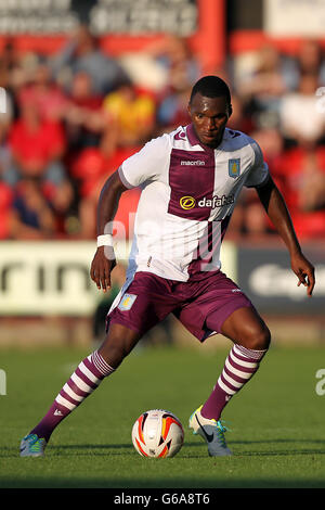 Soccer - Friendly - Crewe Alexandra v Aston Villa - The Alexandra Stadium Stock Photo