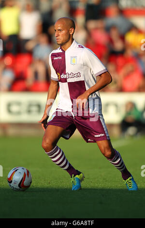 Soccer - Friendly - Crewe Alexandra v Aston Villa - The Alexandra Stadium Stock Photo