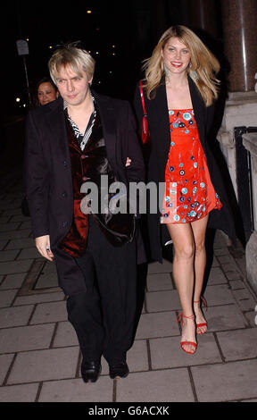 Duran Duran's Nick Rhodes and girlfriend Meredith Ostrum arrive at a ...