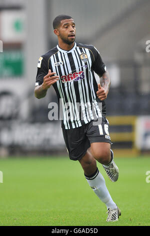 Soccer - Pre-Season Friendly - Notts County v Rayo Vallecano - Meadow Lane. Joss Labadie, Notts County Stock Photo