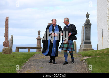 Royal visit to Scotland Stock Photo