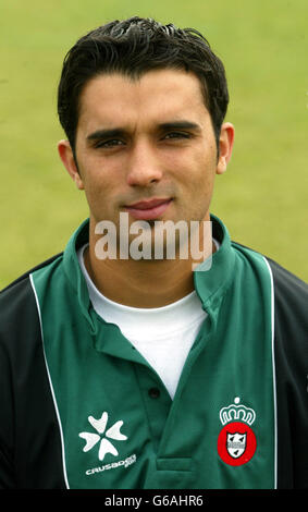 Worcestershire Cricket Club. Worcestershire cricket player Kabir Ali Stock Photo