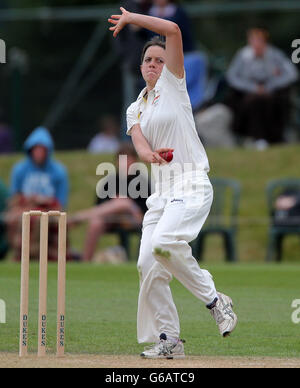 Cricket - First Womens Ashes Test Match - England Women v Australia Women - Day Three - Wormsley Cricket Ground Stock Photo