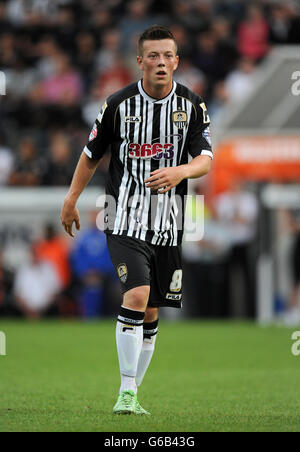 Soccer - Capital One Cup - First Round - Notts County v Fleetwood Town - Meadow Lane. Callum McGregor, Notts County Stock Photo