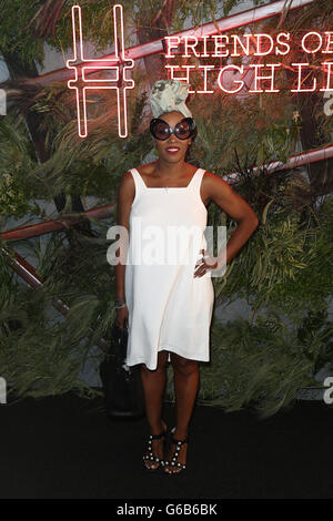 New York, USA. 22nd June, 2016. June Ambrose attends the 2016 Coach And Friends Of The High Line Summer Party at The High Line on June 22, 2016 in New York City. Credit:  Debby Wong/Alamy Live News Stock Photo