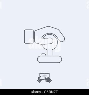 Joystick icon Stock Vector