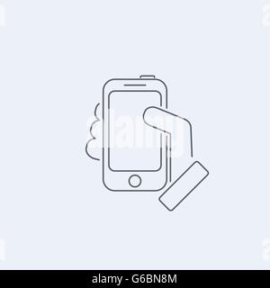Smartphone icon Stock Vector