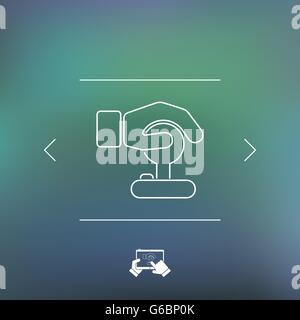 Joystick icon Stock Vector