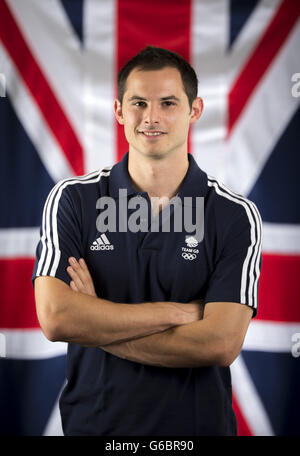 Great Britain's Dominic Parsons poses during the media open day at the University of Bath, Bath Stock Photo