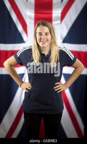 Great Britain's Katie Summerhayes poses during the media open day at the University of Bath, Bath Stock Photo