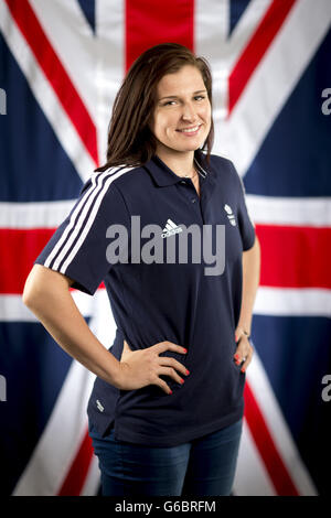 Great Britain's Paula Walker poses during the media open day at the University of Bath, Bath Stock Photo
