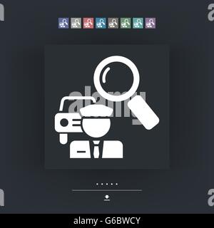 Car-pooling concept icon Stock Vector