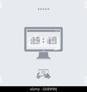 Folder icon, folder vector, folder symbol, folder design, folder app, folder illustration, folder JPG, folder picture, folder bu Stock Vector