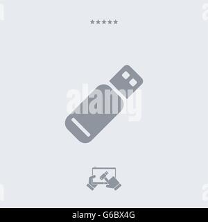 Pendrive icon, pendrive vector, pendrive symbol, pendrive design, pendrive illustration, pendrive  JPG, pendrive picture, pendri Stock Vector