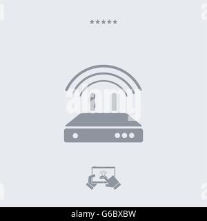 Router icon, router vector, router symbol, router design, router app, router illustration, router JPG, router picture, router bu Stock Vector