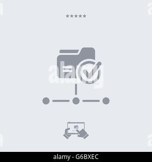 Shared folder icon, shared folder vector, shared folder symbol, shared folder design, shared folder illustration, shared folder  Stock Vector