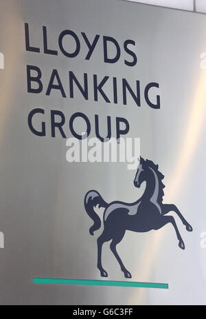 FTSE stock. General view of the Lloyds banking group offices in Gresham Street in London. Stock Photo