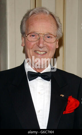 Nicholas Parsons Sony Radio Awards. Nicholas Parsons arrives for the Sony Radio Awards 2003 at Le Meridien, Grosvenor House Hotel in London. Stock Photo