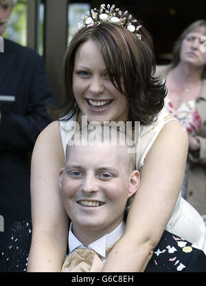 Martin Black marries Susan Smith Stock Photo