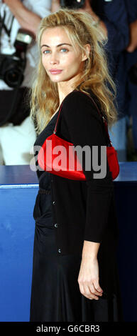 Emmanuelle Beart poses for photographers during the 50th Cesar Awards