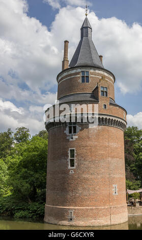 Tower of the castle of Wijk bij Duurstede, Netherlands Stock Photo