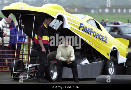 Fireforce 2 - Scottish Landspeed record Stock Photo