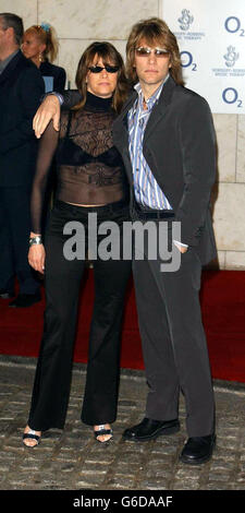 Jon Bon Jovi and his wife Dorothea arriving at the Nordoff-Robbins Silver Clef Awards at the Hotel Intercontinental in London. Stock Photo