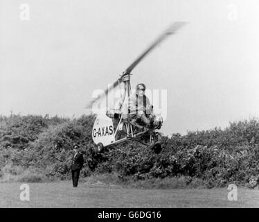 Aviation - Autogyro - Lord Lucan Investigation - Sussex Stock Photo