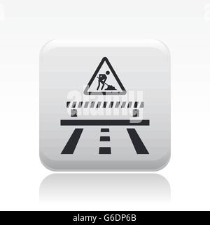 Vector illustration of single isolated road to port icon Stock Vector ...