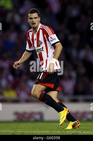 Soccer - Capital One Cup - Second Round - Sunderland v MK Dons - Stadium of Light. Adam Johnson, Sunderland Stock Photo