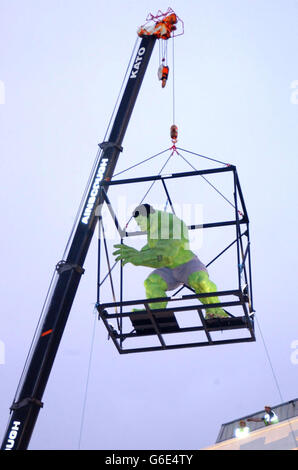 The Hulk Wax Work Stock Photo