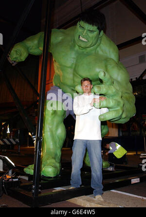 The Hulk Wax Work Stock Photo