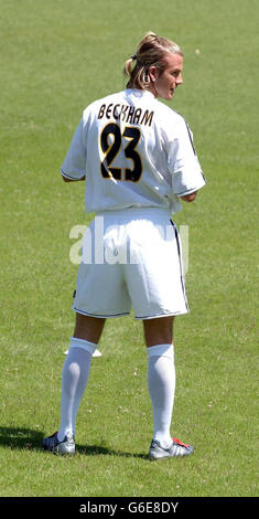 David Beckham Real Madrid Stock Photo