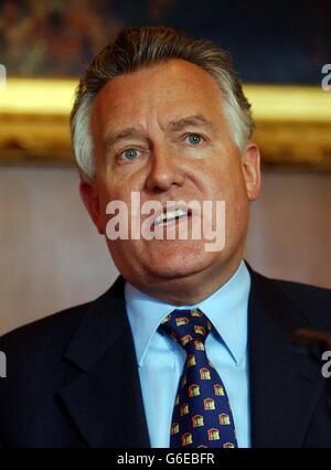 Peter Hain - Cardiff University speech Stock Photo