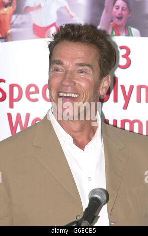 Special Olympics - Schwarzenegger Stock Photo