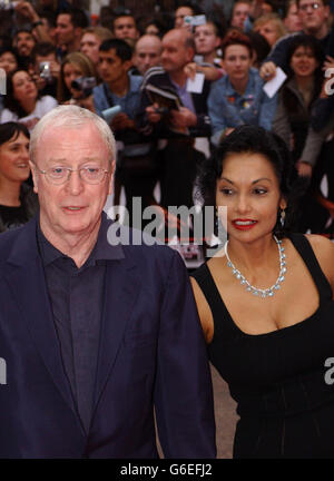 Actor Michael Caine and his wife Shakira at the RHS Chelsea Flower Show