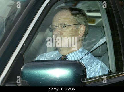 Jeffrey Archer Released from Prison Stock Photo