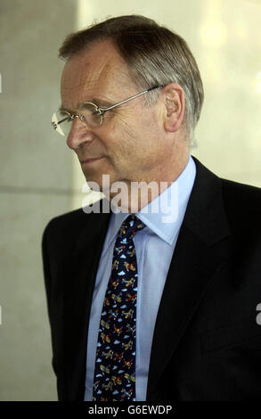 Disgraced Peer Lord Archer leaves his Central London appartment. Lord Archer served two years and two days of his four-year jail term before leaving Hollesley Bay open prison in Suffolk. * But the flamboyant former deputy chairman of the Tory party stayed silent about ending his prison ordeal. Stock Photo