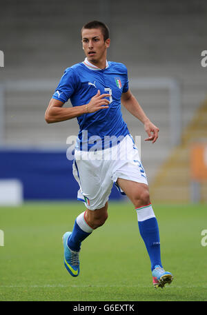 Soccer - International Friendly - England U17s v Italy U17s - Pirelli Stadium. Luigi Rizzo, Italy Stock Photo