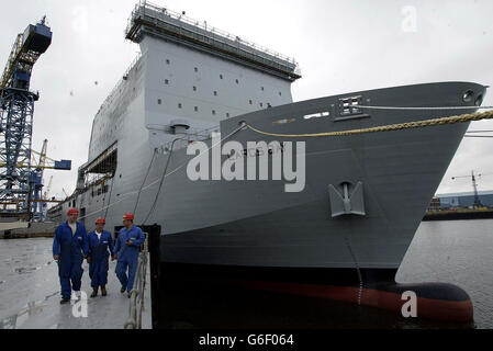 Largs Bay - Swan Hunter Shipyard Stock Photo