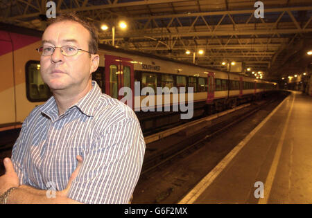 Nine Hour Rail Delay Stock Photo